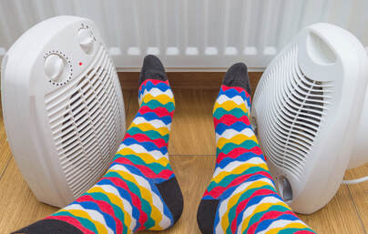 How much space does a space heater heat?